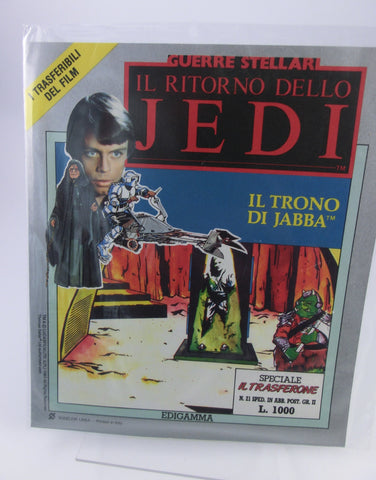Ritorno dello Jedi/Il Trono di Jabba Rubbelbilderheft Italien neu!