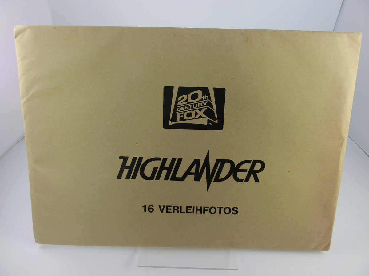 Highlander Aushangfoto Satz (16) Lobbycard  27 x 21 cm.