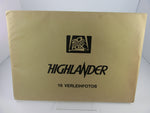 Highlander Aushangfoto Satz (16) Lobbycard  27 x 21 cm