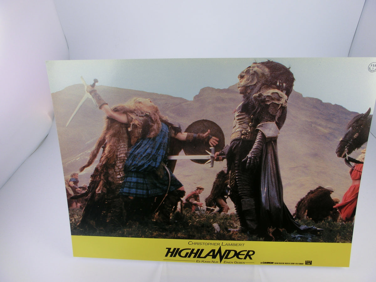 Highlander Aushangfoto Satz (16) Lobbycard  27 x 21 cm.