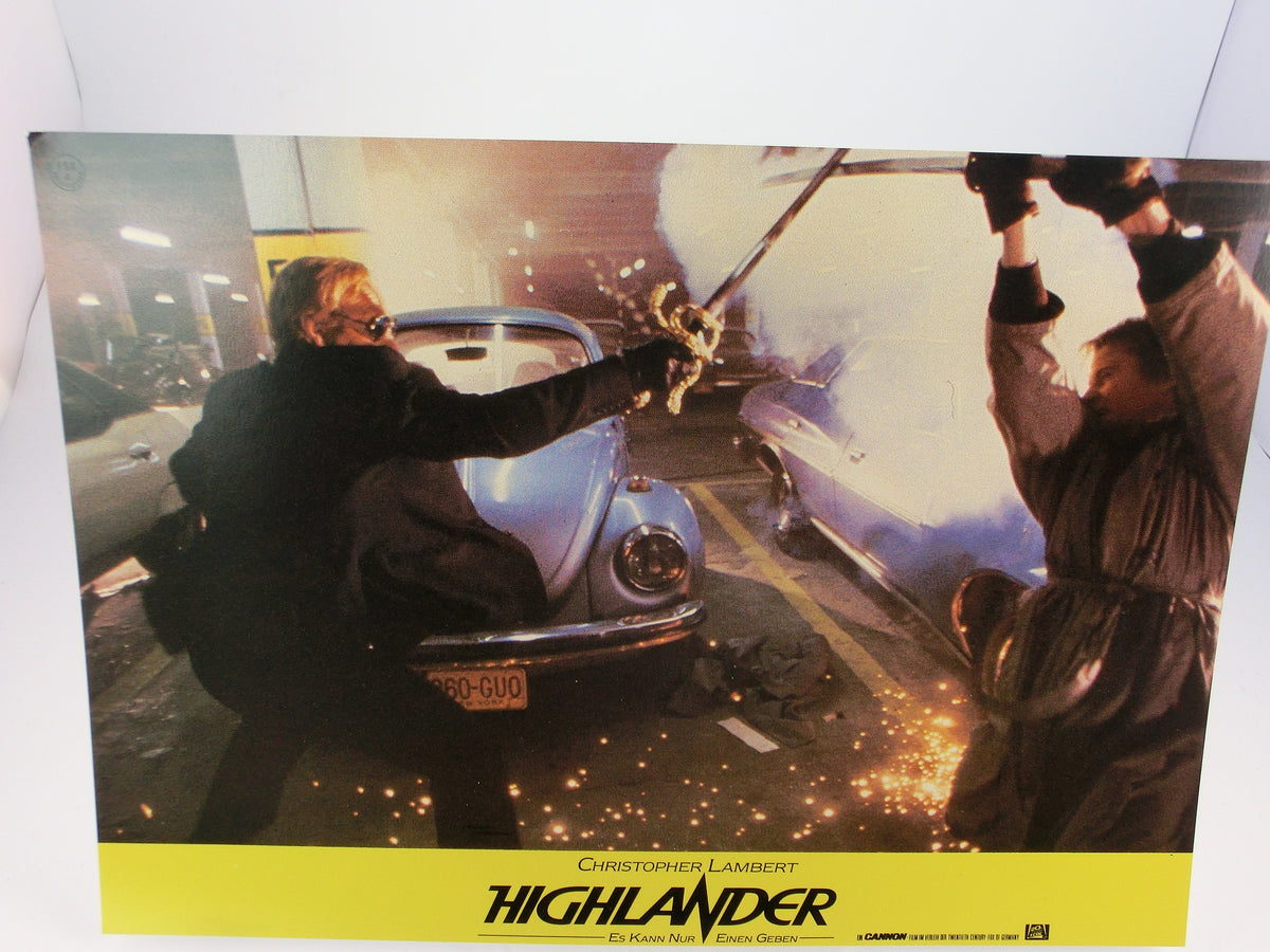 Highlander Aushangfoto Satz (16) Lobbycard  27 x 21 cm.