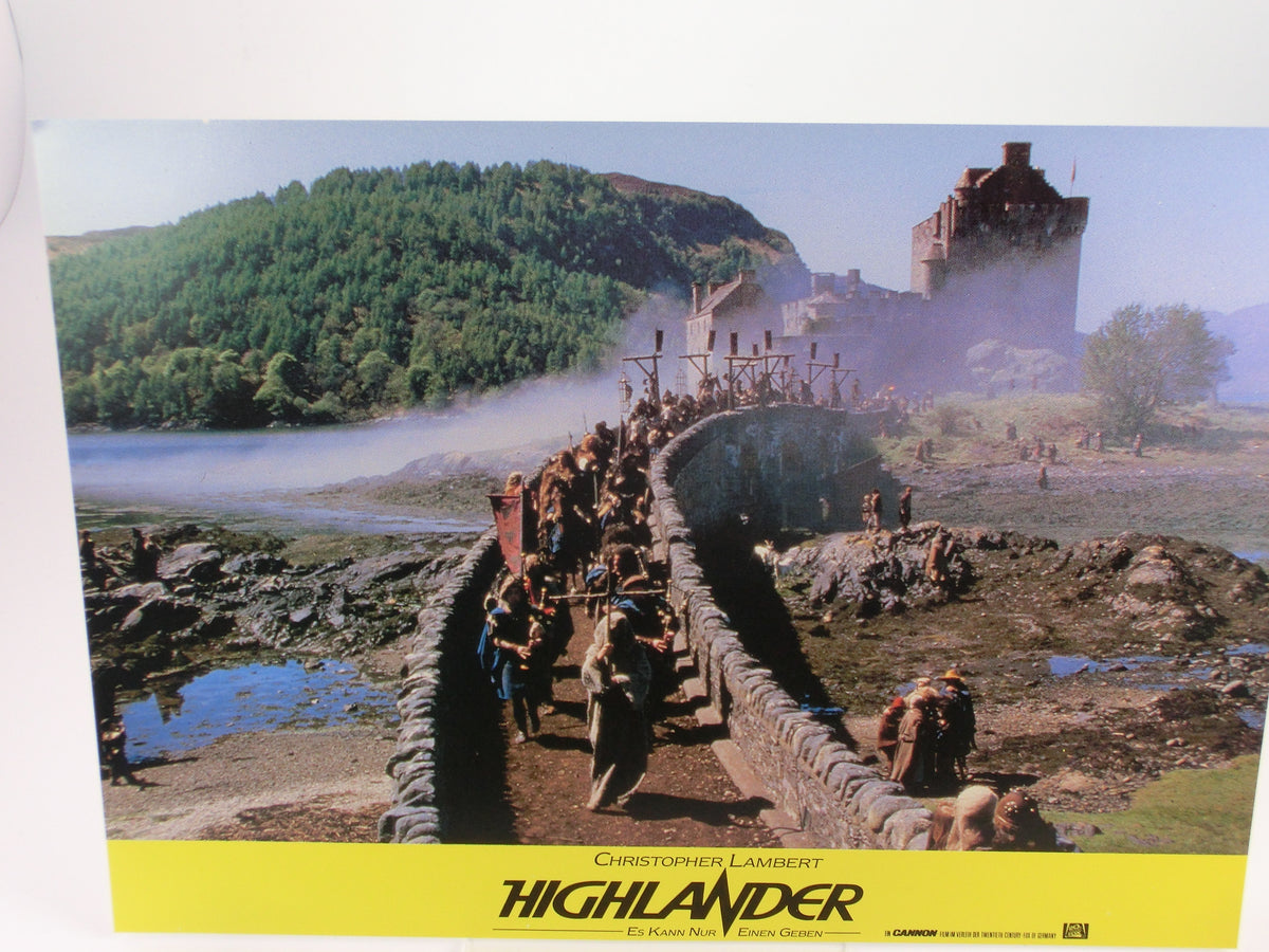 Highlander Aushangfoto Satz (16) Lobbycard  27 x 21 cm.