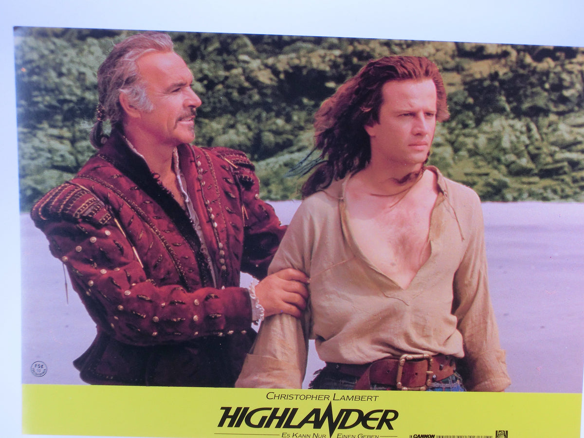 Highlander Aushangfoto Satz (16) Lobbycard  27 x 21 cm.