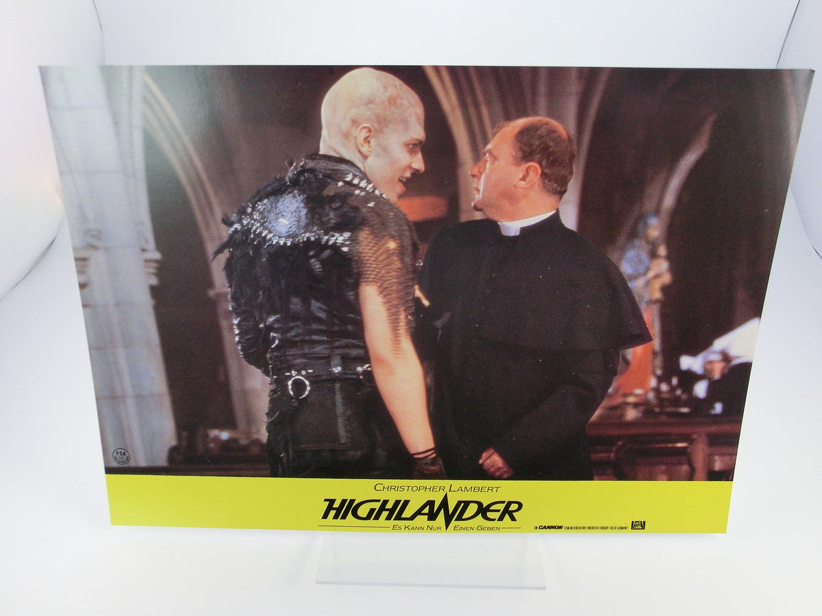 Highlander Aushangfoto Satz (16) Lobbycard  27 x 21 cm.