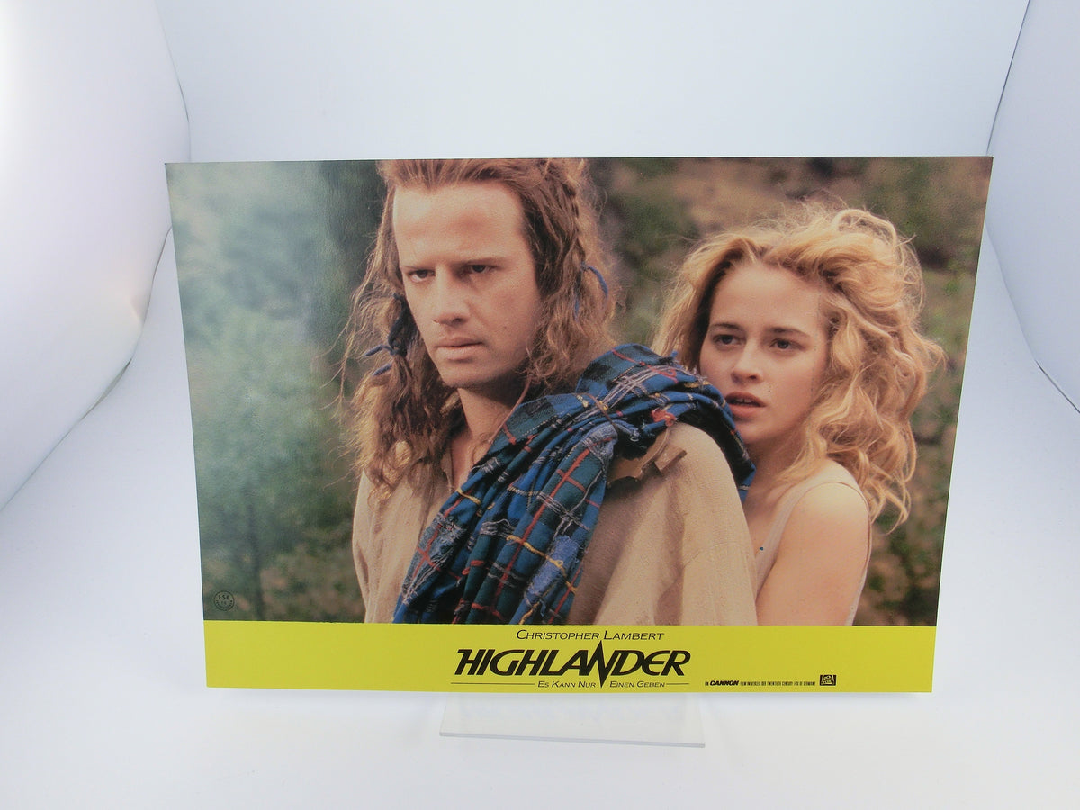 Highlander Aushangfoto Satz (16) Lobbycard  27 x 21 cm.