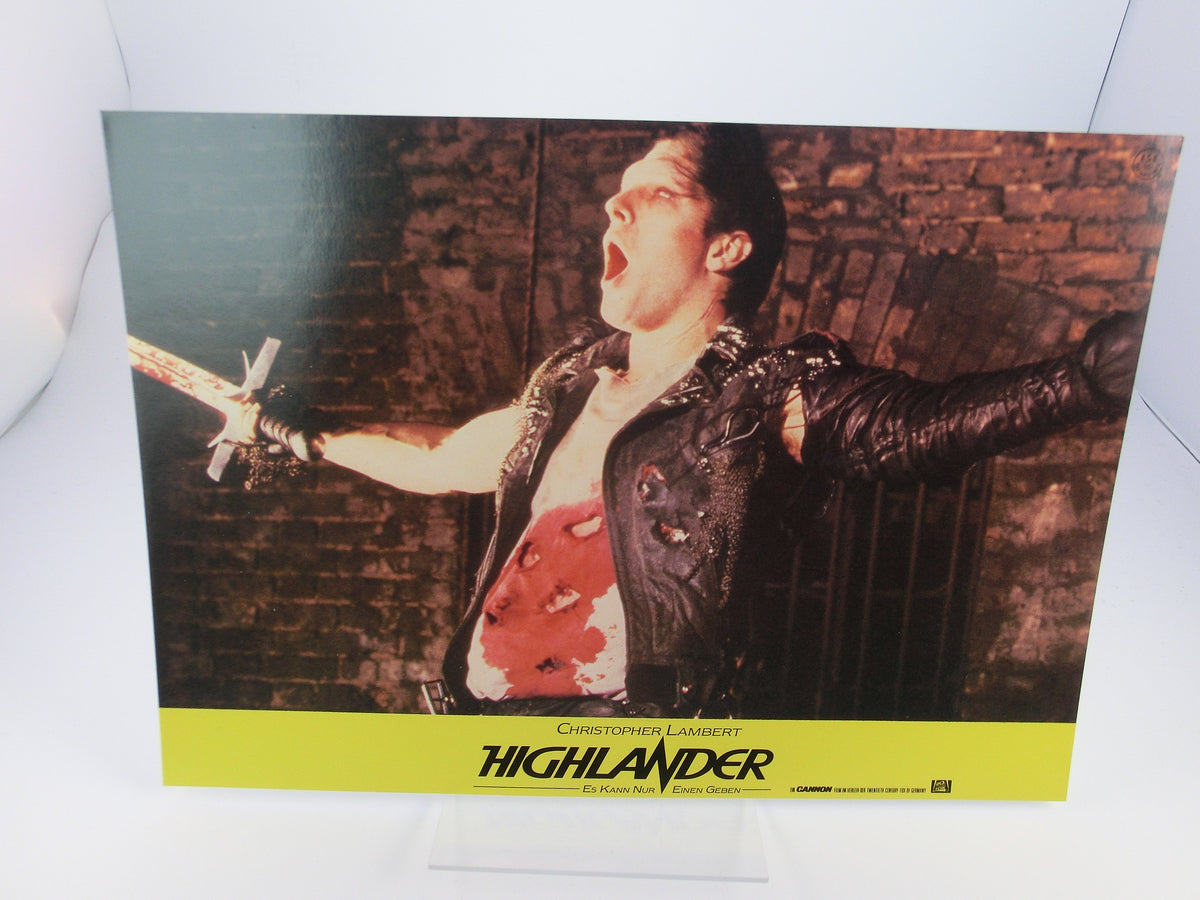 Highlander Aushangfoto Satz (16) Lobbycard  27 x 21 cm.