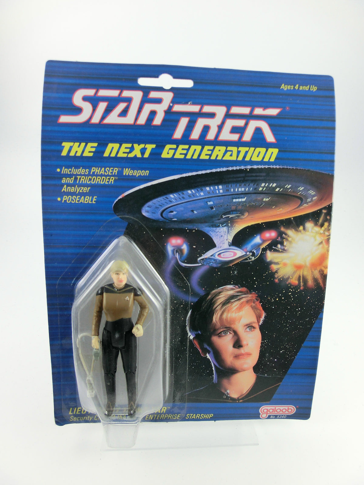 Tasha Yar Star Trek Actionfigur 10 cm Galoob von 1988
