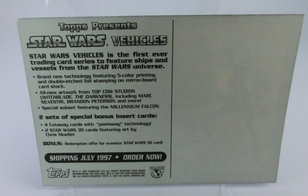 Star Wars Promo - Trading Card Vehicles Topps