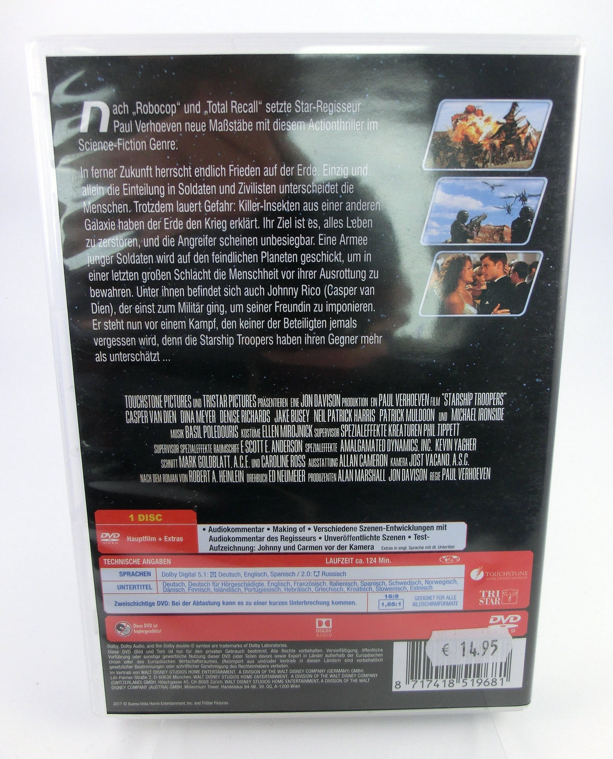 Starship Trooper DVD ungeschnittene Fassung