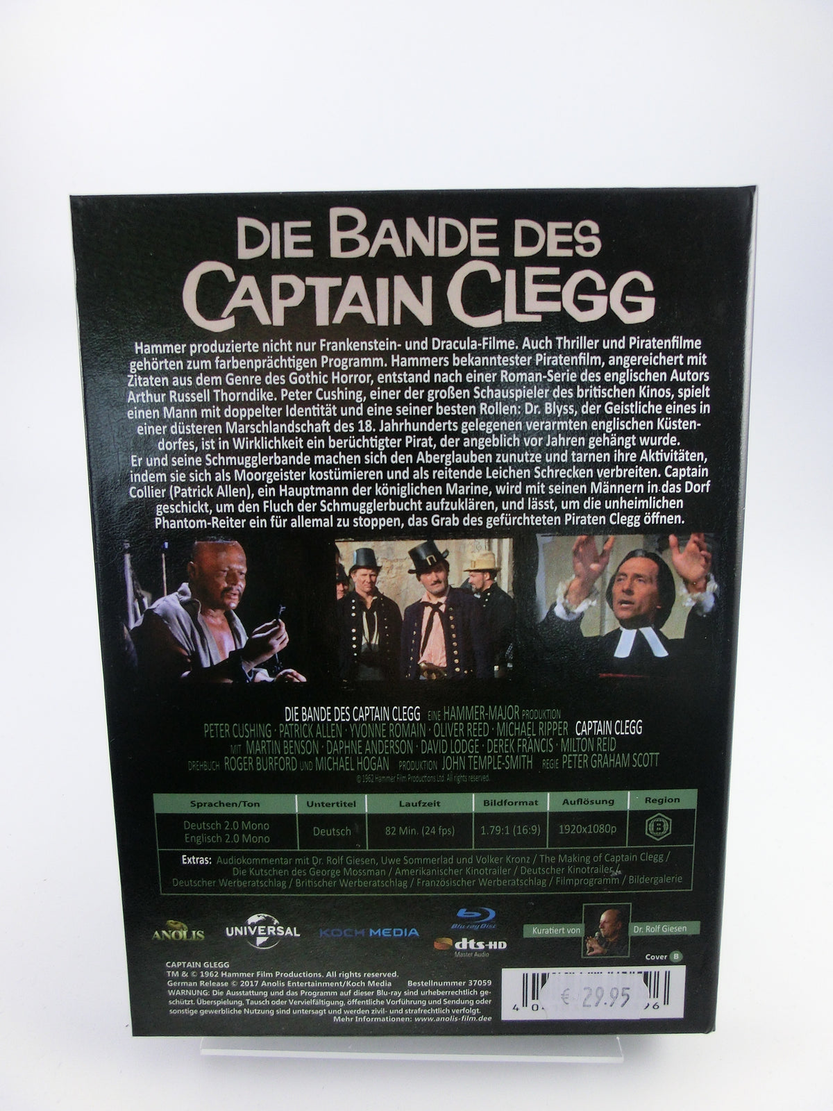Die Bande des Captain Clegg Blu-ray - Cover B, OvP verschweisst