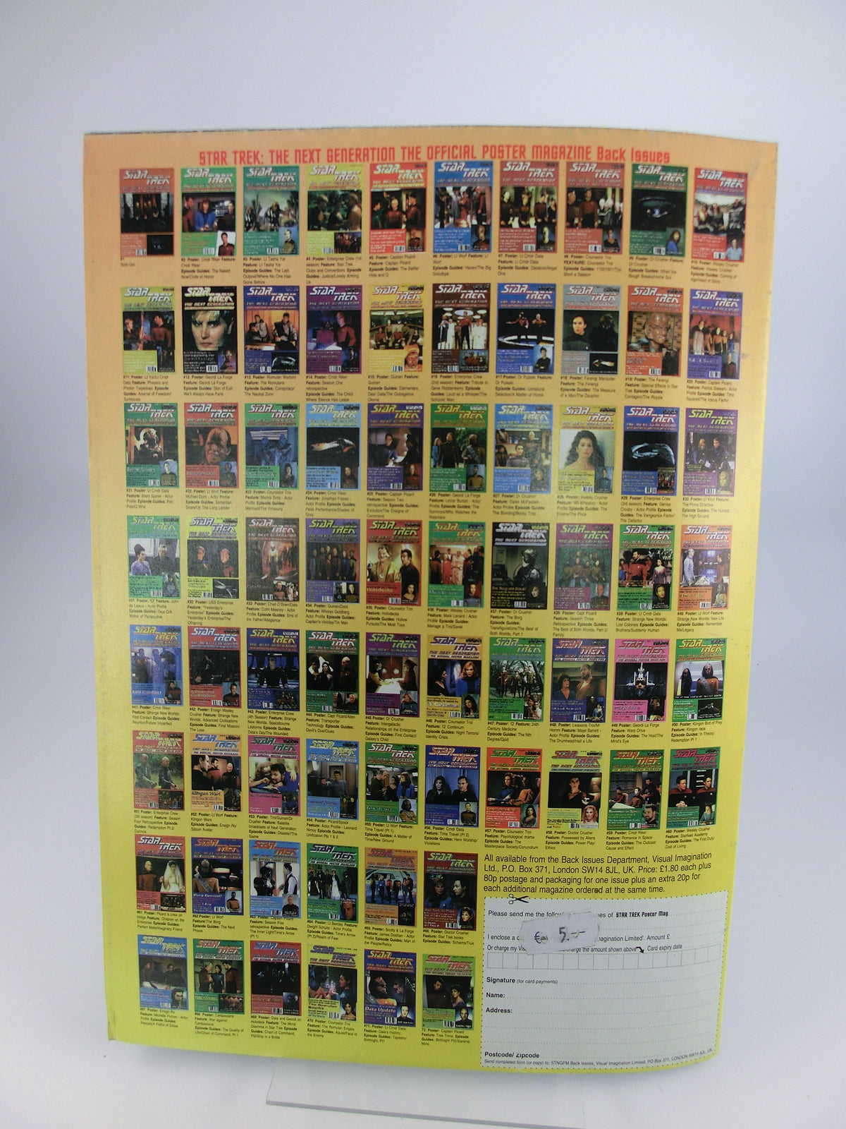 Next Generation off. Poster Magazine 73, GBritain, 1994, engl. 21 x 30cm