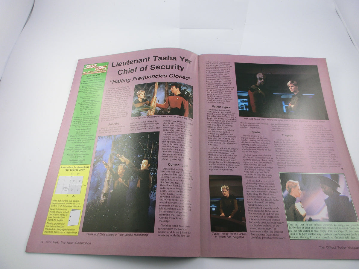 Next Generation off. Poster Magazine 3, GBritain, 1991, engl. 21 x 30cm