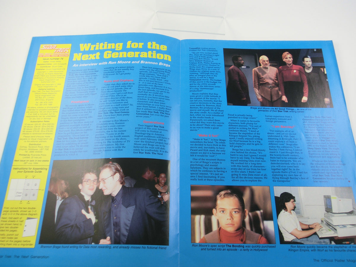 Next Generation off. Poster Magazine 74, GBritain, 1994, engl. 21 x 30cm