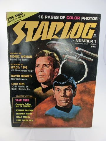 Starlog , vol. 1 , August 1976 US-Magazin , Zustand 0- Star Trek