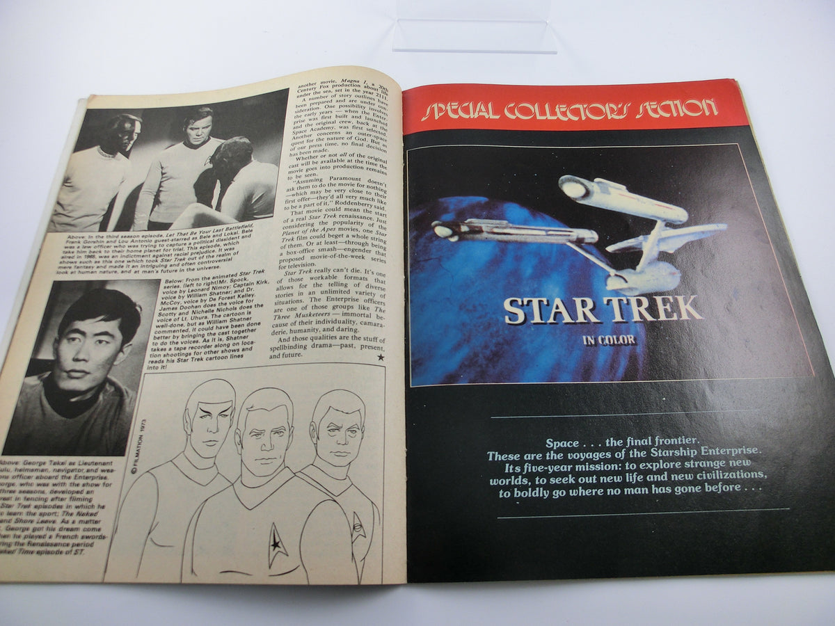 Starlog , vol. 1 , August 1976 US-Magazin , Zustand 0- Star Trek