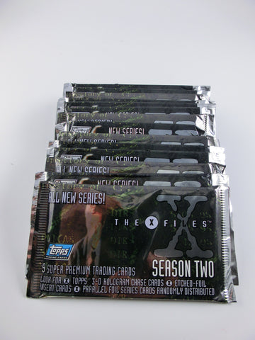 The X Files 16 Booster - Season Two Super Premium Trading Cards , engl. Topps