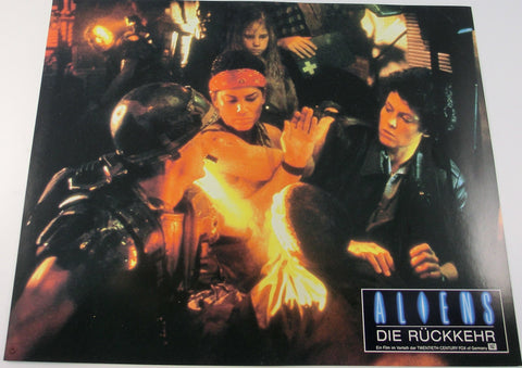 Aliens Aushangfoto, Vazquez Ripley deutsche Lobby Card 1986