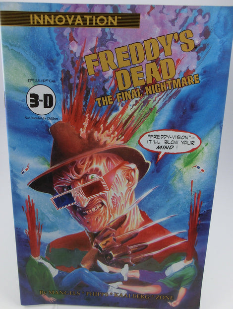 Freddy´s Dead Comic in 3-D - Innovation Comics 1992 Nr. 1