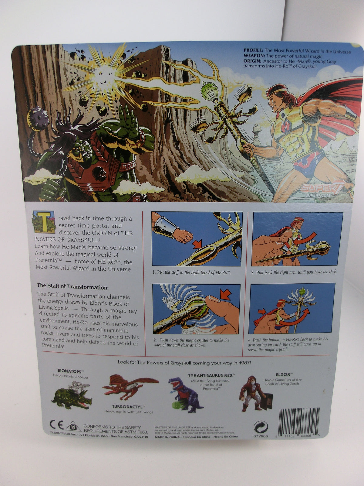 Masters of the Universe Super7 Vintage Coll. AFigur He-Ro 16cm