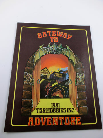 D & D Dungeons & Dragons Gateway to Adventure Katalog  1981