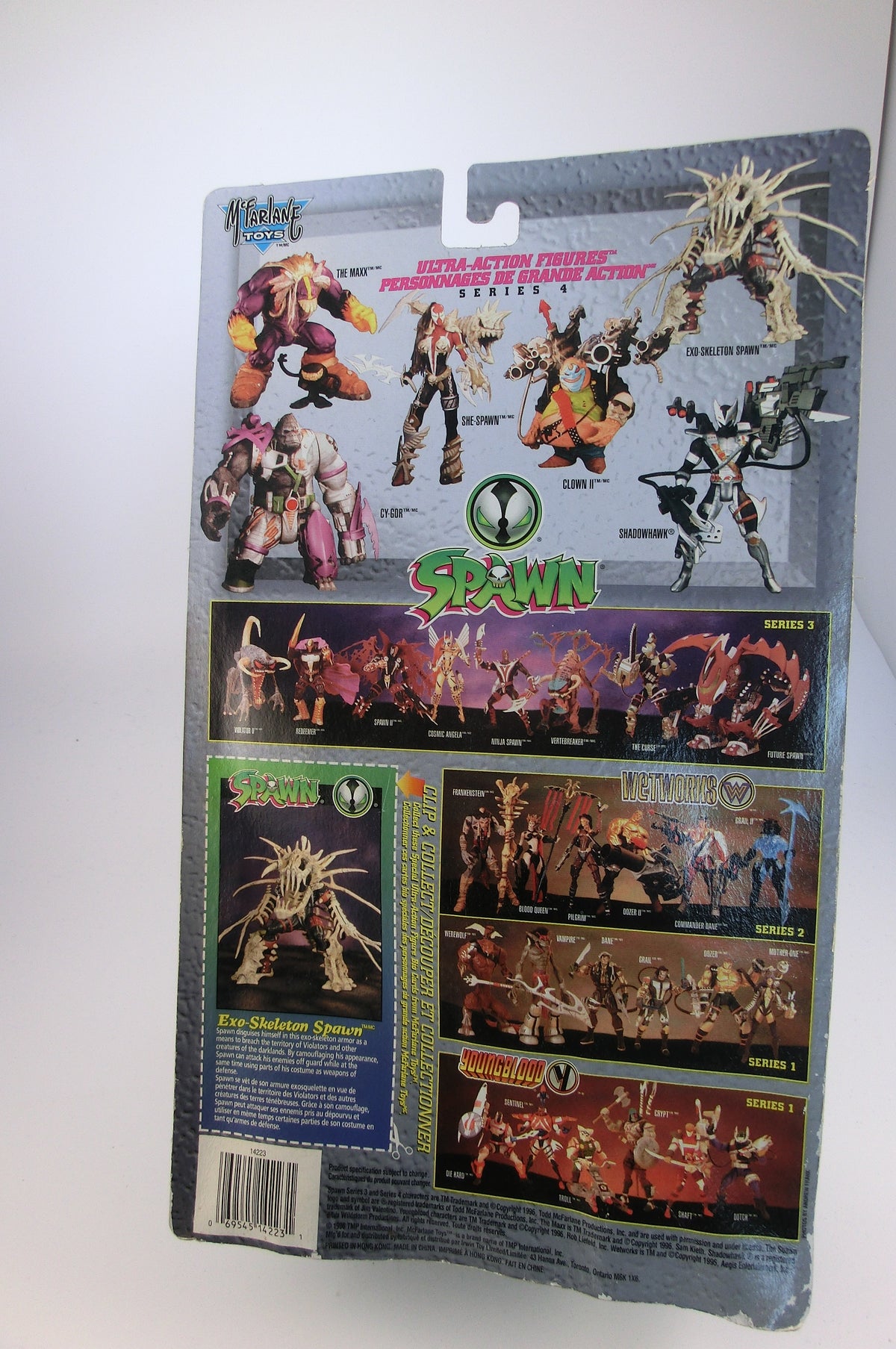 Spawn Exo-Skeleton Spawn 18cm Action Figur McFarlane 1996