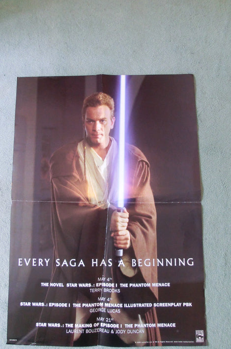 Lucas Books Werbeposter 58 x 42 cm,  für Episode I Books 1999