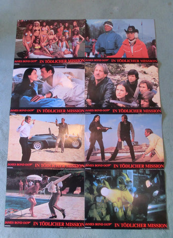 In tödlicher Mission / Roger Moore 007 James Bond 16 AHFotos Lobby Cards