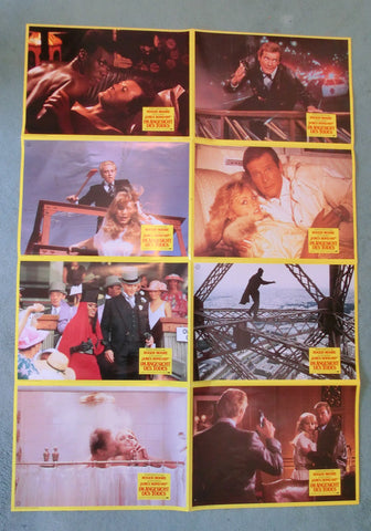 Im Angesicht des Todes / Roger Moore 007 James Bond 8 AHFotos Lobby Cards