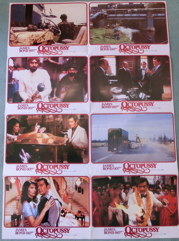 Octopussy / Roger Moore 007 James Bond 8 AHFotos Lobby Cards