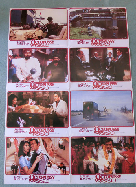 Octopussy / Roger Moore 007 James Bond 16 AHFotos Lobby Cards