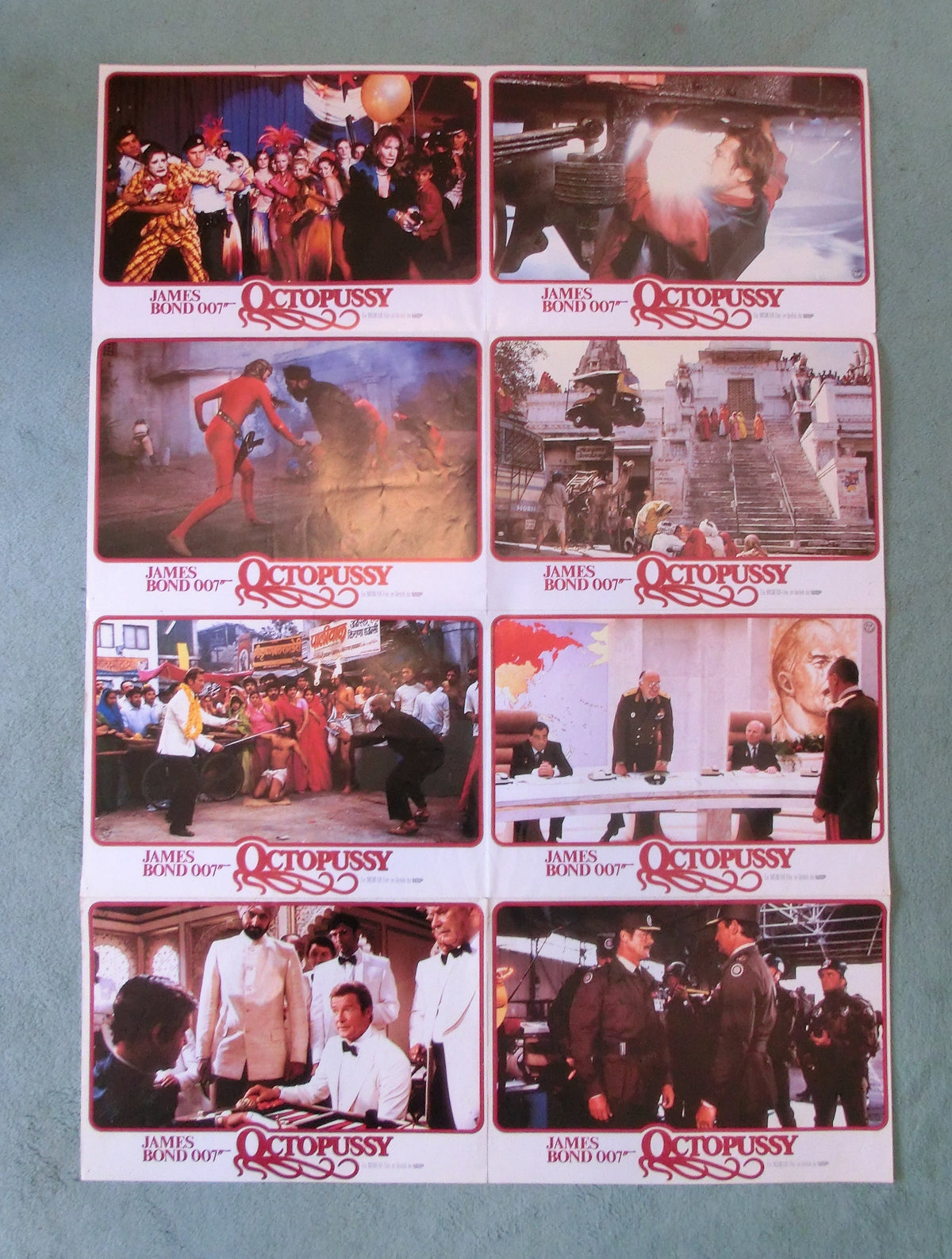 Octopussy / Roger Moore 007 James Bond 16 AHFotos Lobby Cards