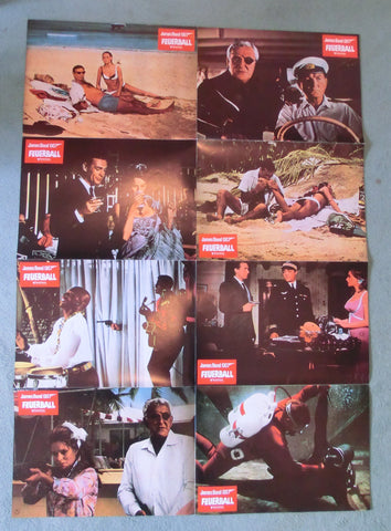 Feuerball / Sean Connery 007 James Bond 8 AHFotos Lobby Cards