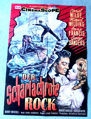 Der Scharlachrote Rock - Plakat A1