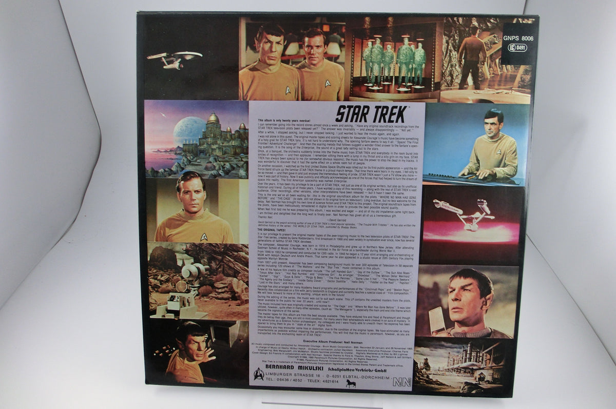 Star Trek The Cage & Where no man... - Soundtrack Vinyl LP , Crescendo 1985 near mint!