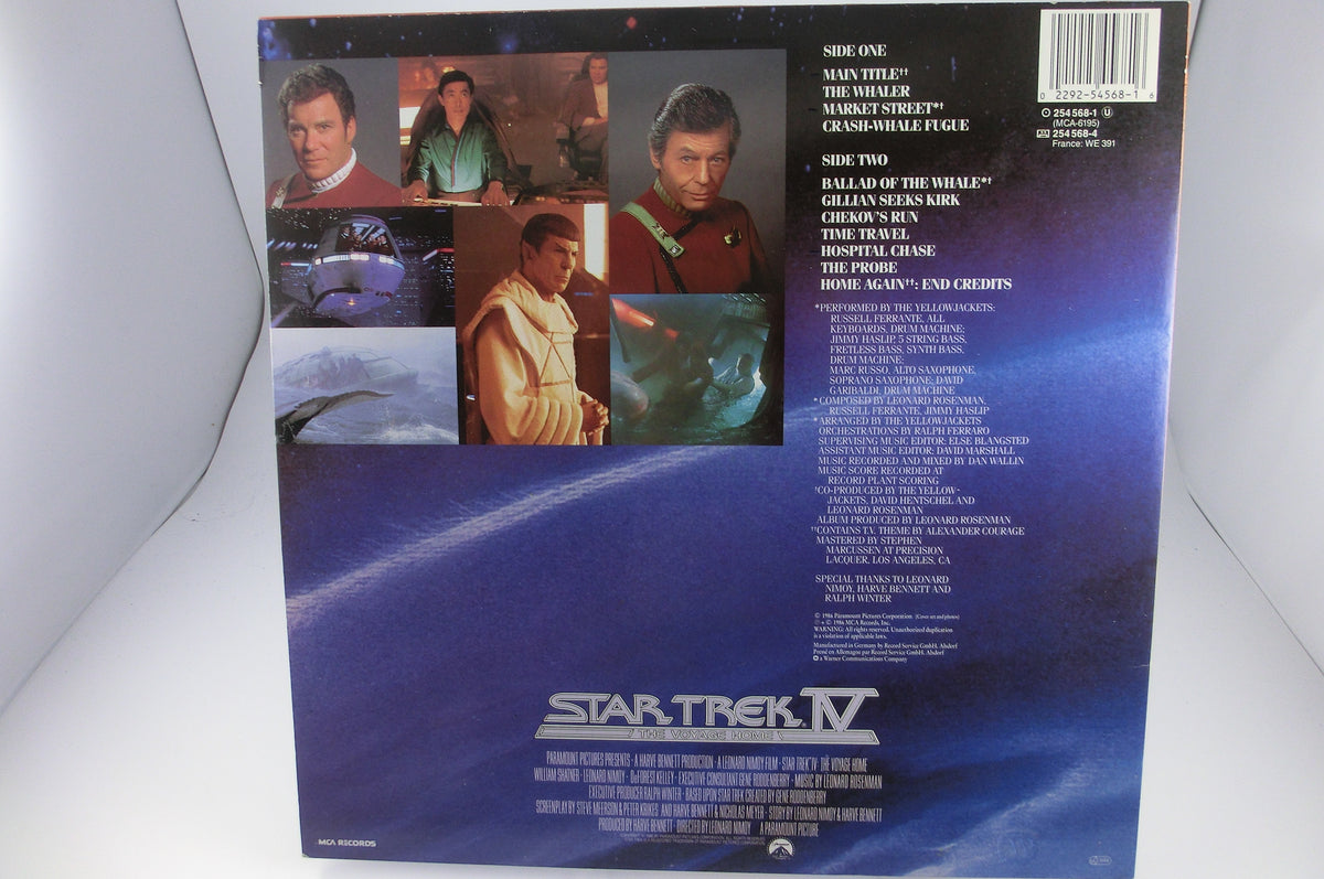 Star Trek IV The Voyage Home - Soundtrack Vinyl LP , MCA 1986 near mint!