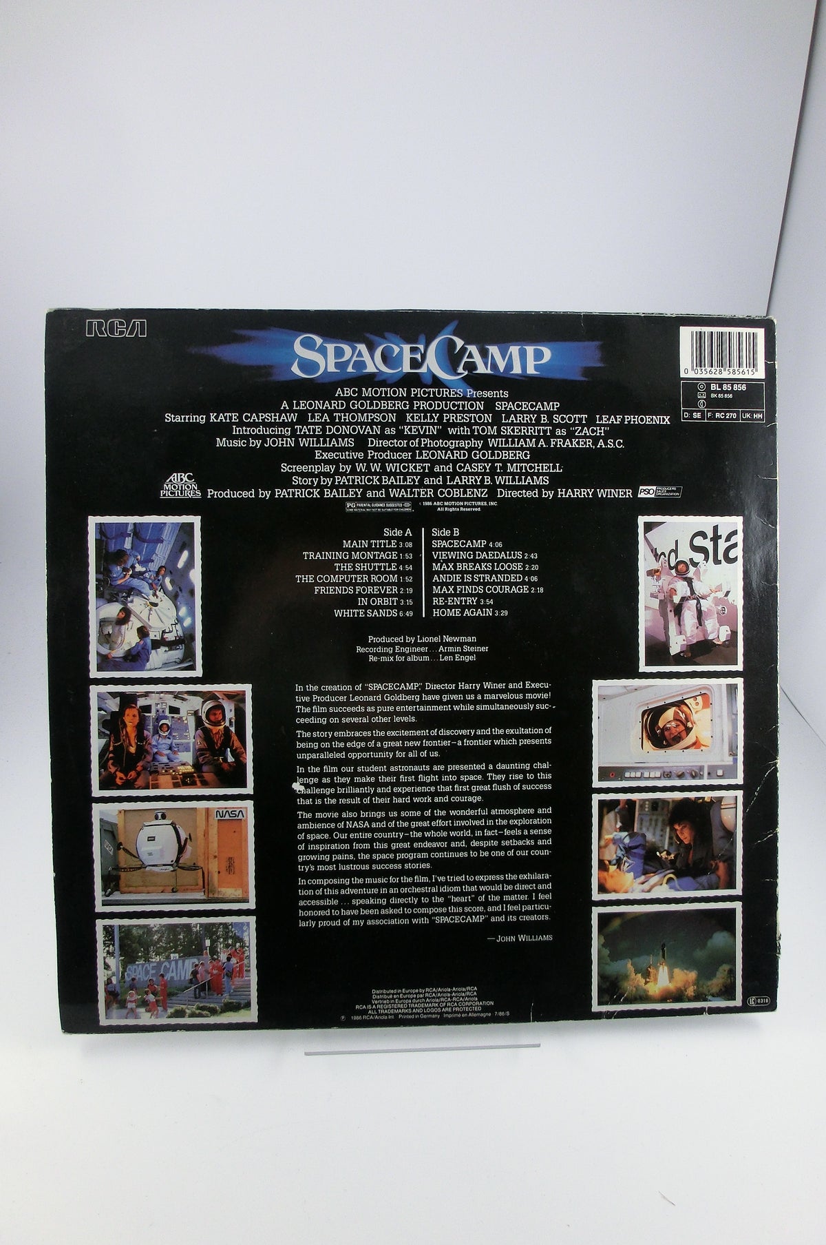 Spacecamp Soundtrack - LP , Schallplatte , Vinyl RCA1986 near mint!