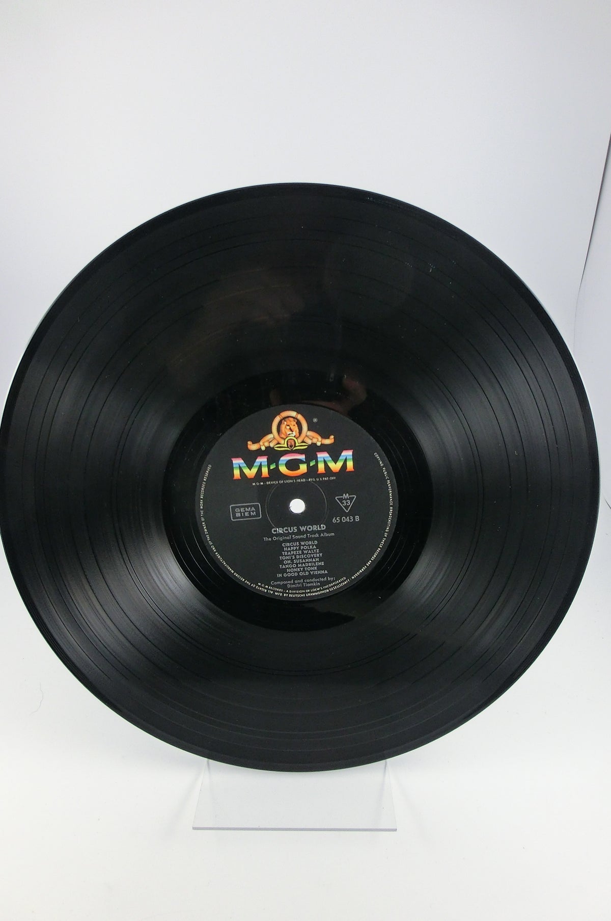 Circus World Soundtrack - LP , Schallplatte , Viny MGM near mint!