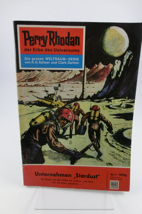 Perry Rhodan - Heft 1 -  80er Jahre Nachdruck!