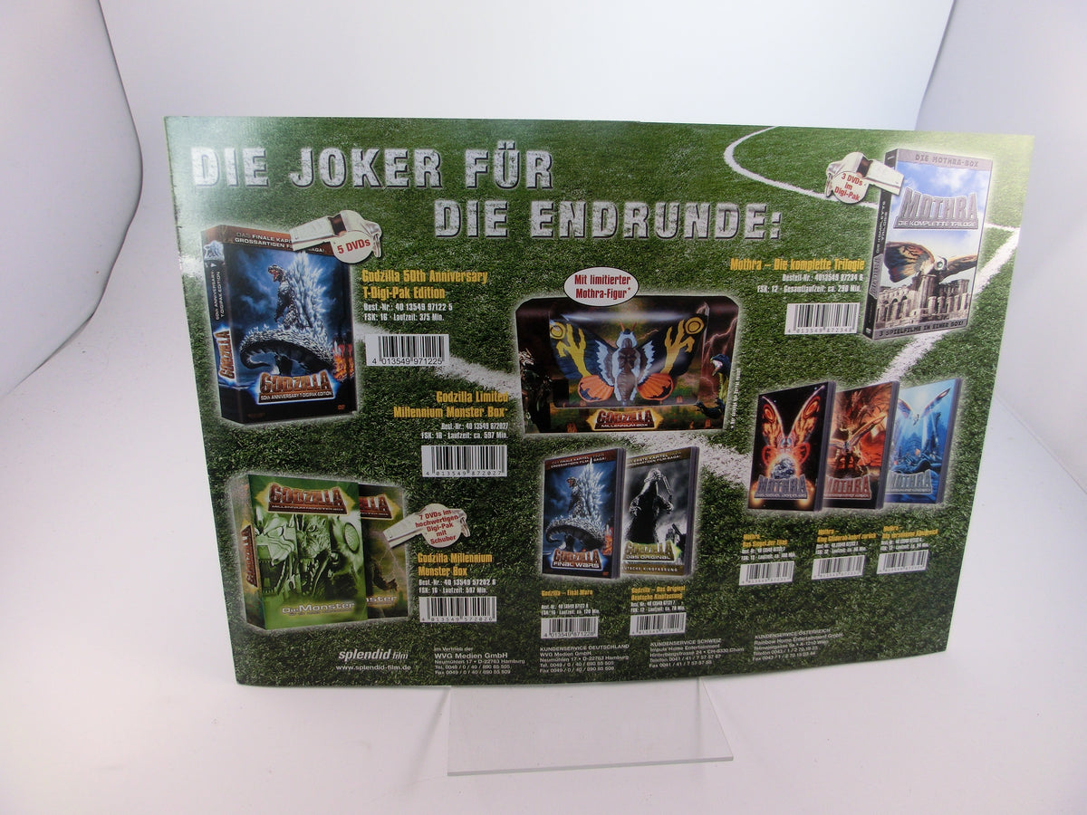 Godzilla  DVD-Flyer von 2008, 30 x 21 cm, Splendid Film