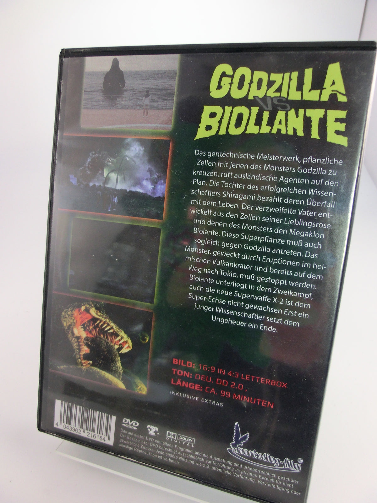 Godzilla vs. Biollante DVD