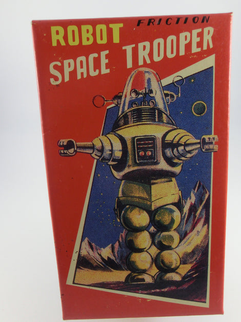 Robot Space Trooper (Robby, the Robot) Aufziehfigur, rot