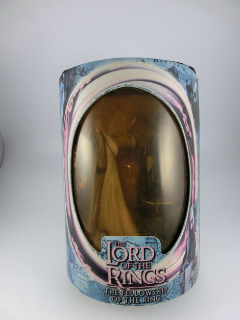 Herr der Ringe Saruman with Palantir on Base Actionfigur Toy Biz