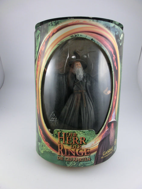 Herr der Ringe Gandalf mit aufl. Stab Actionfigur Toy Biz