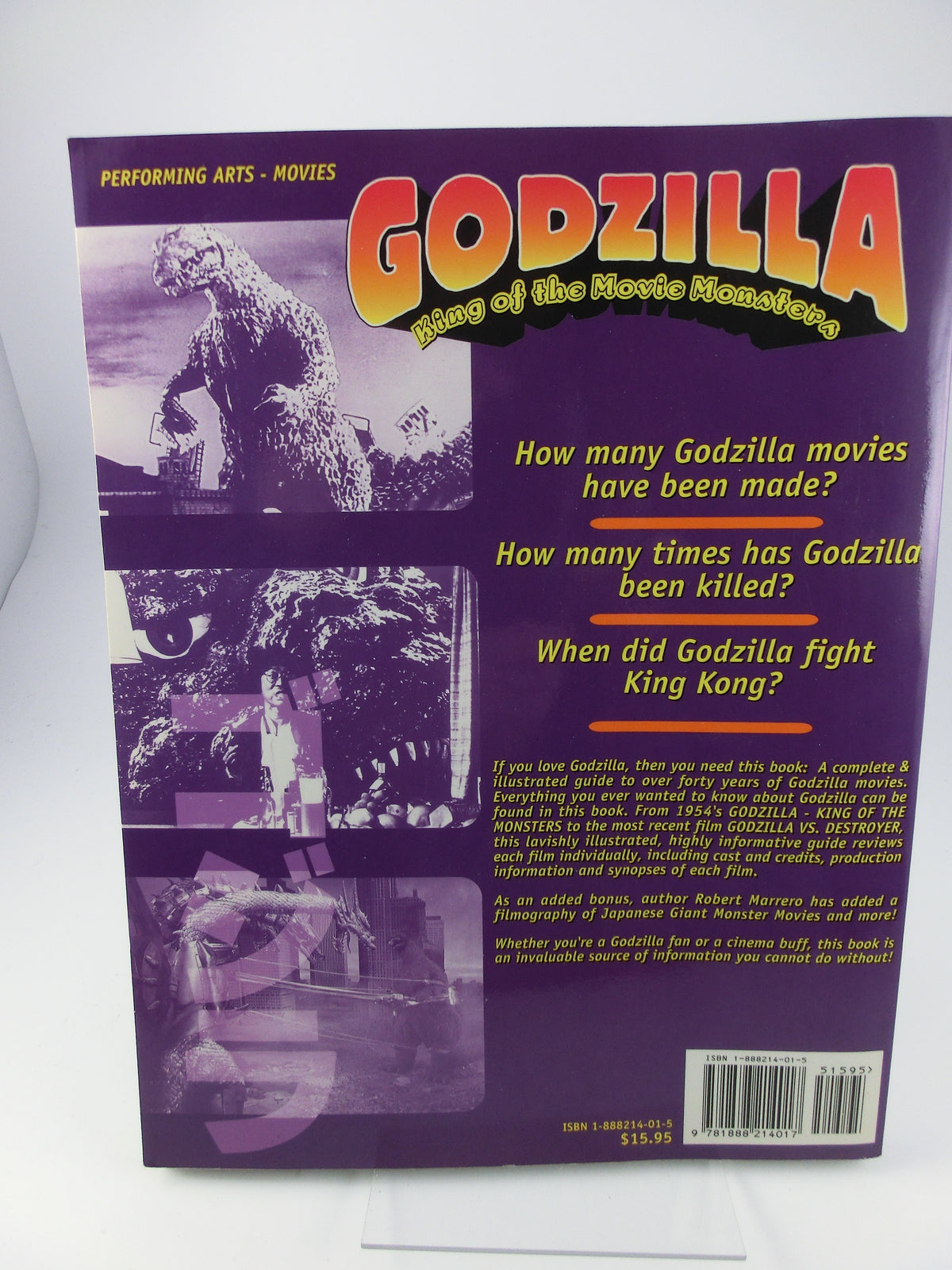 Godzilla King of the Movie Monster / R. Marrero / Fantasma Book 1996