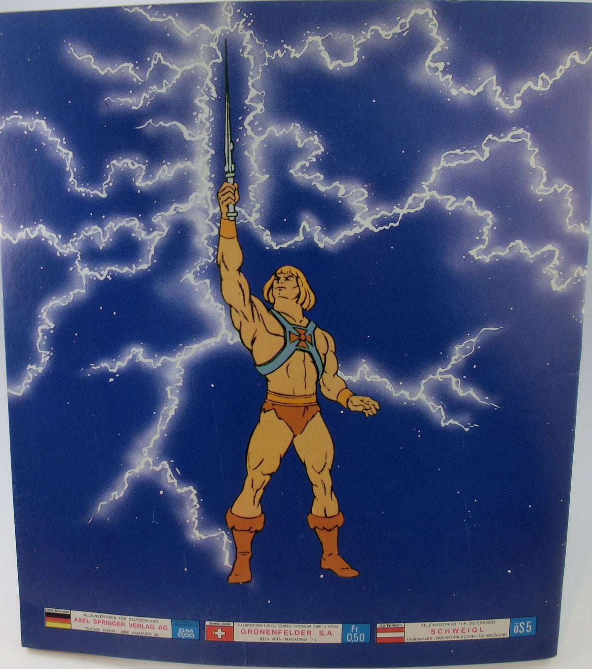 Sammelbilderalbum Masters of the Universe. Panini, nicht komplett
