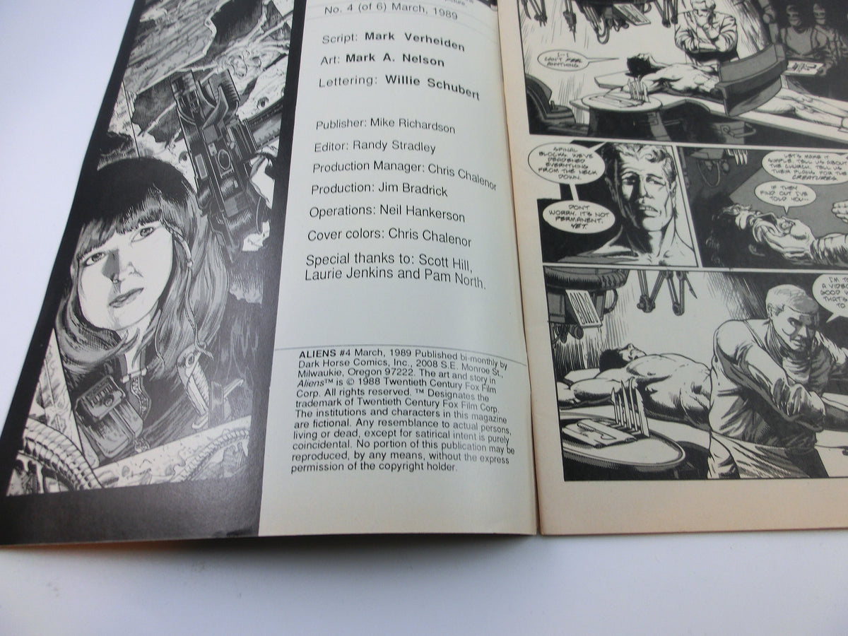 Aliens # 4 of 6 Dark Horse Comics 1989 , first printing, engl.