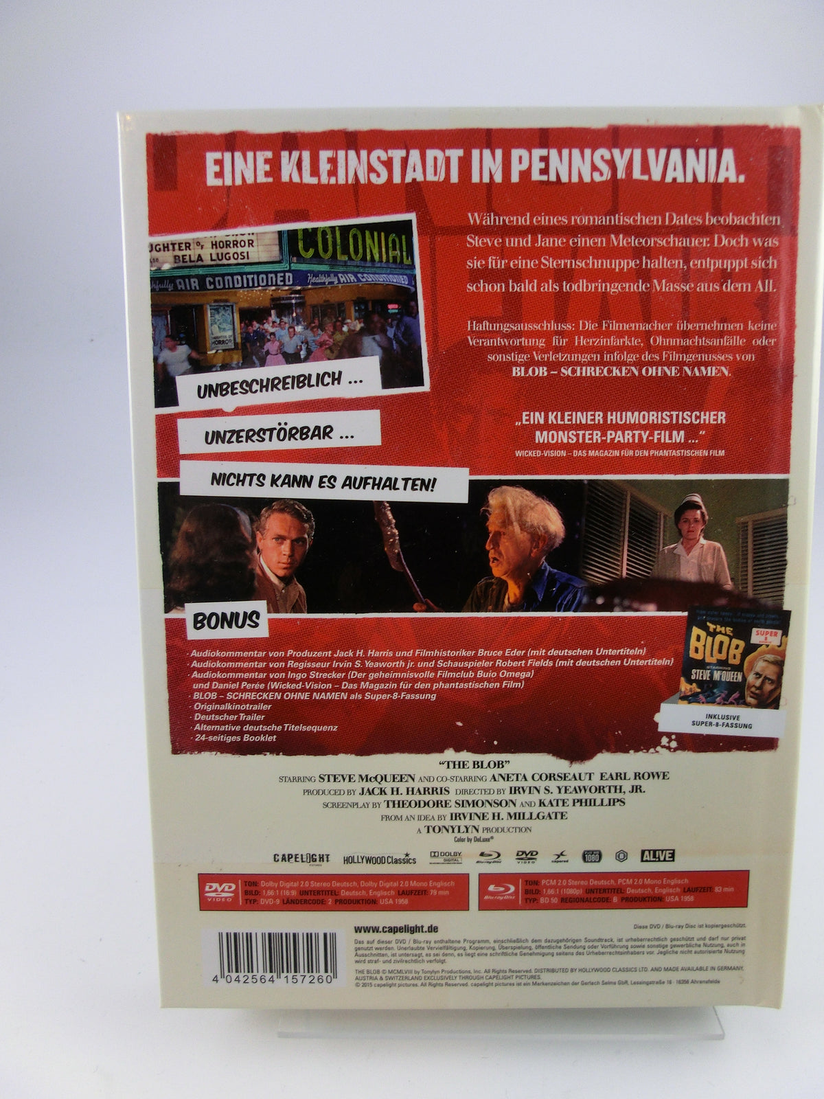 Blob - Schrecken ohne Namen , Mediabook Blu-ray + DVD