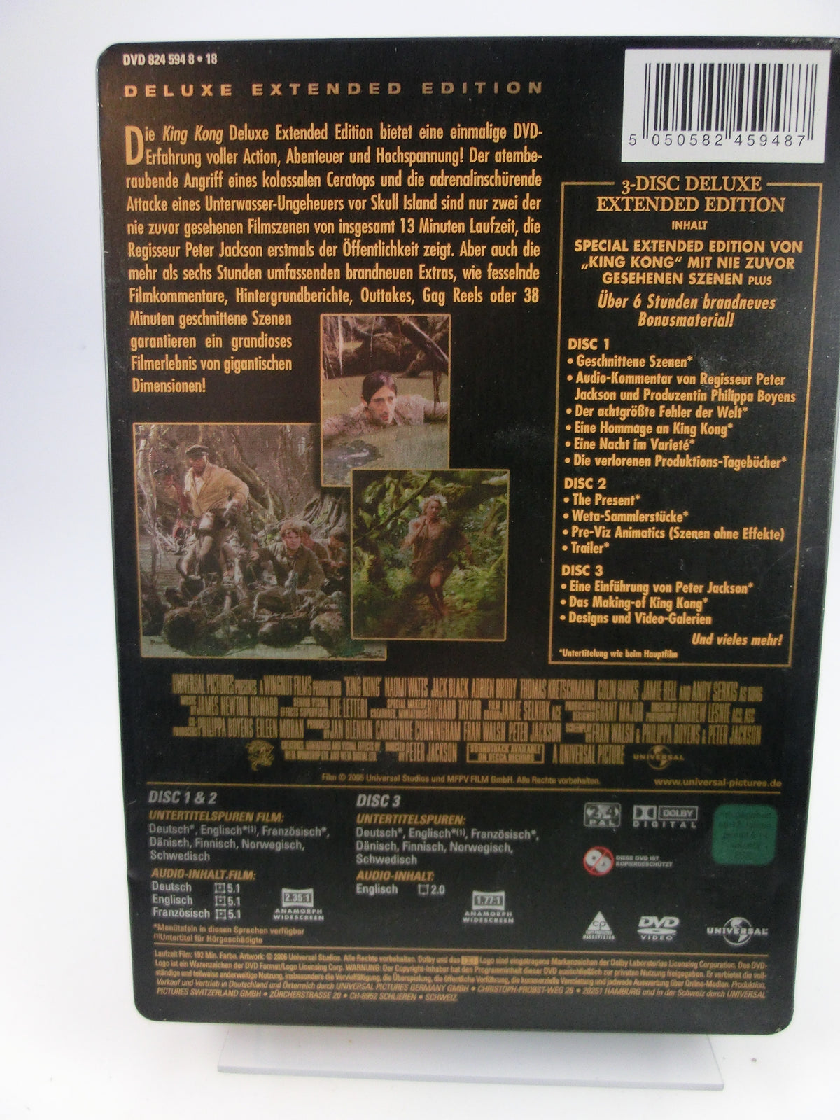 King Kong - DeLuxe Extended Edition , Steelbox