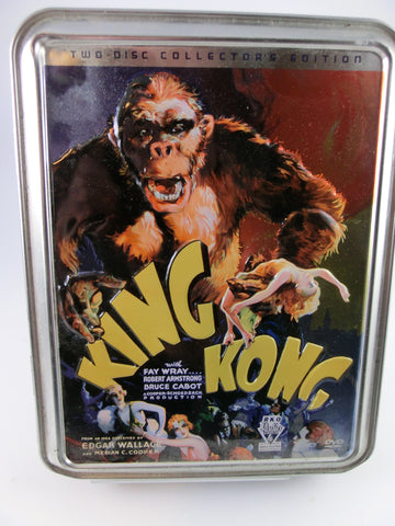 King Kong - Two Disc Collectors Edition DVD. Metal Box