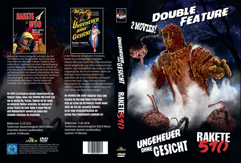 Ungeheuer ohne Gesicht / Rakete 510 - Double-Feature